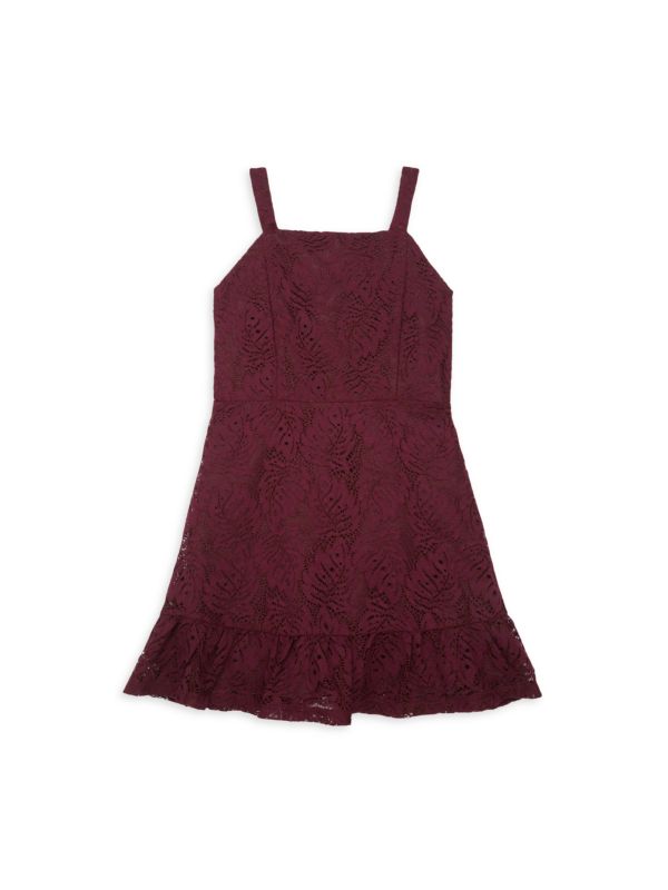 Zac Posen ?Girl's Lace Fit and Flare Dress